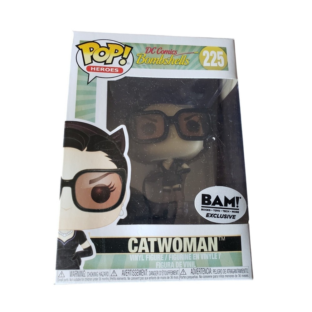 Funko Pop Catwoman 225 BAM Books-a-Million Exclusive DC Comics‎ Bombshells